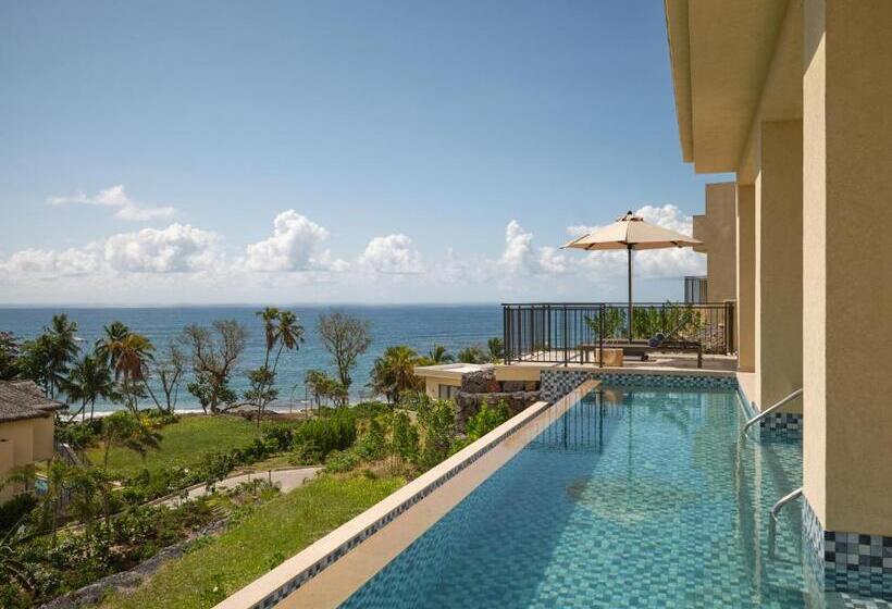 带2间卧室的别墅可观海景, Six Senses La Sagesse