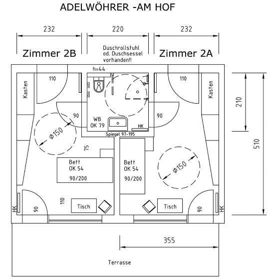 Номер Стандарт с Террасой, Adelwöhrer   Am Hof
