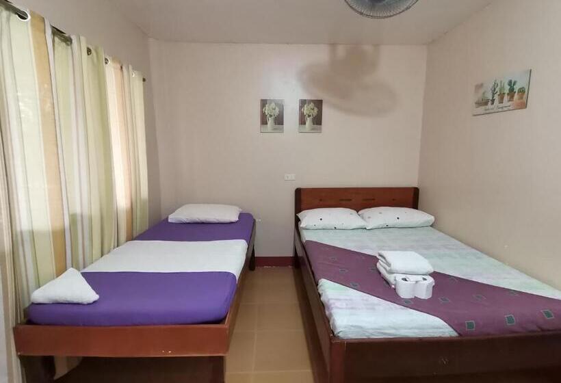 اتاق ساده سه‌ نفره, Jbr Tourist Inn   Port Barton