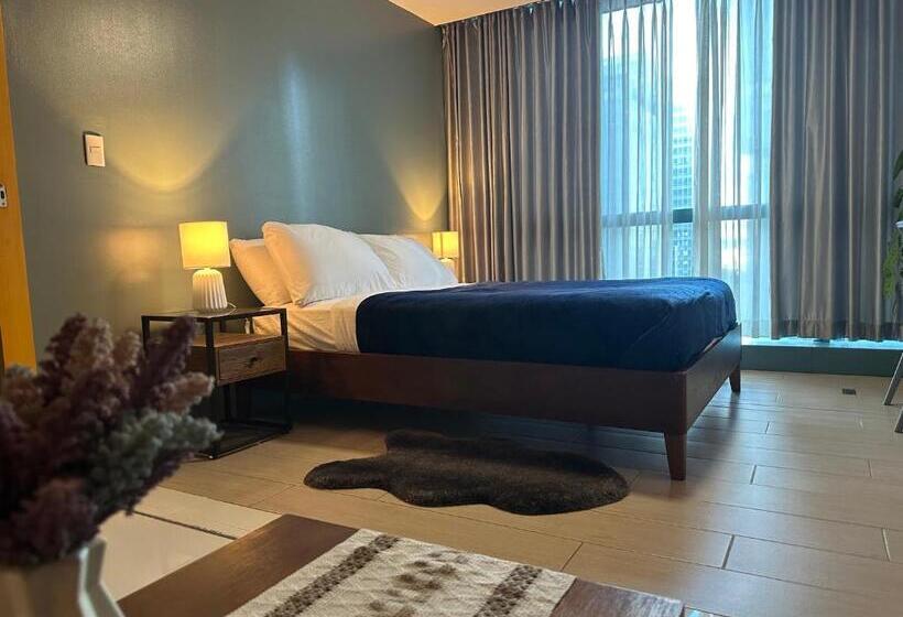 １ベッドルームのデラックスアパートメント, Deluxe Suite In Uptown Bgc With Fountain View