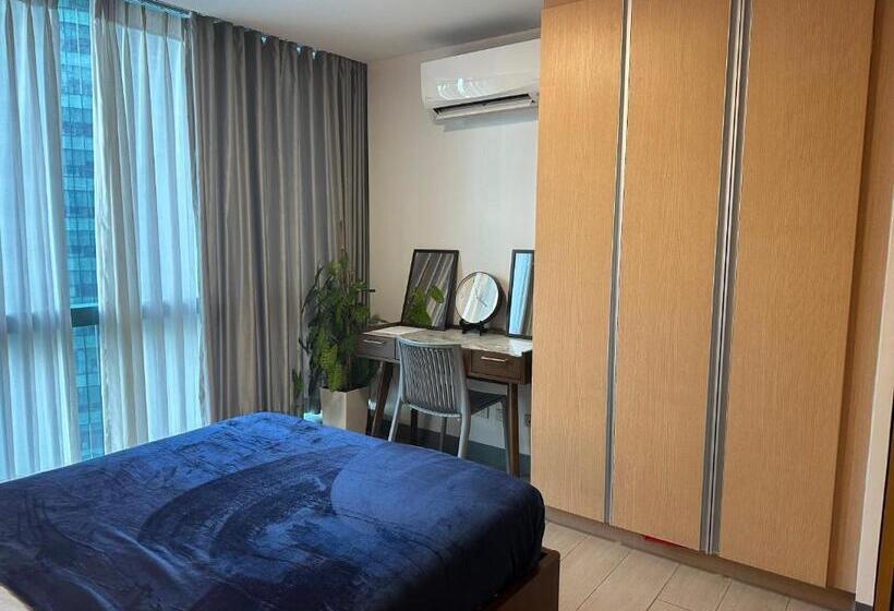 １ベッドルームのデラックスアパートメント, Deluxe Suite In Uptown Bgc With Fountain View