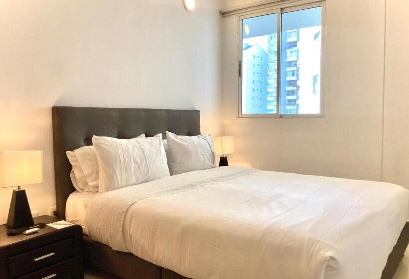 آپارتمان 1 خوابه با چشم‌انداز دریا, Charming 2br Apartment With Terrace In El Laguito