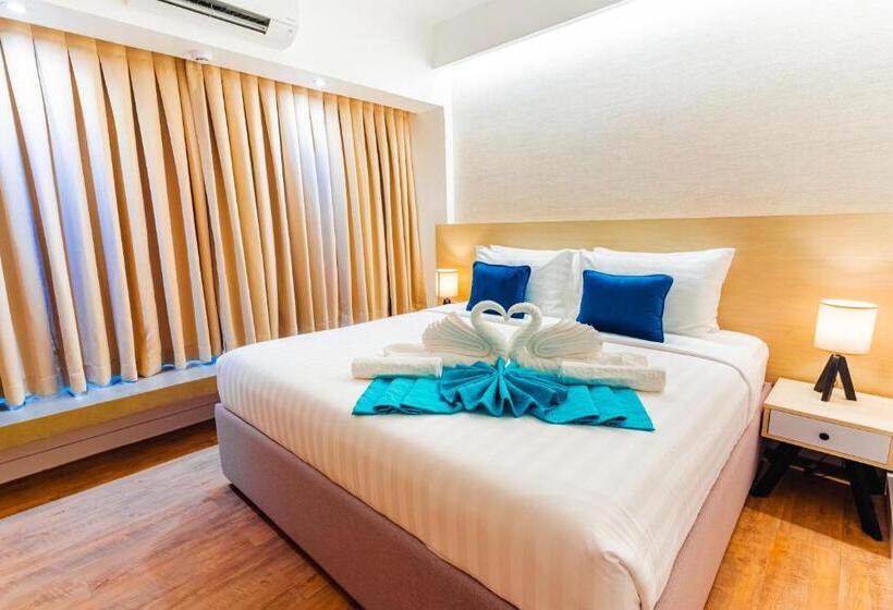 디럭스 룸 킹사이즈 침대, Copenhagen Residences   Ormoc