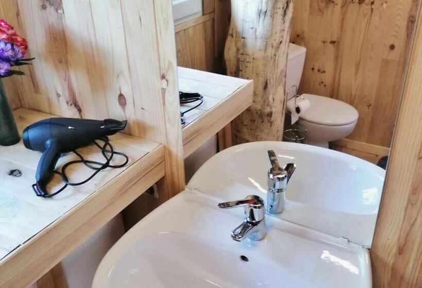 Номер Стандарт, Cabane Perchée Avec Terrasses, Salle De Bain, Kitchenette, Petit Déjeuner Inclus Et Accès Piscine