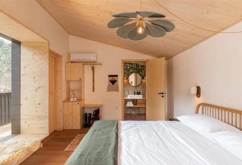 Номер Deluxe Кровать Кинг, Eastwind Hotel Oliverea Valley