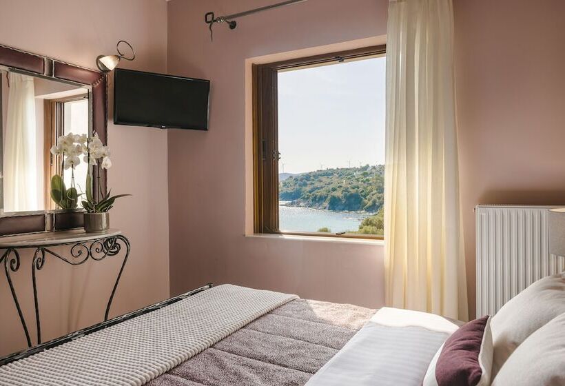 带海景的复工套房, Paramithenio Village Beach Resort & Spa