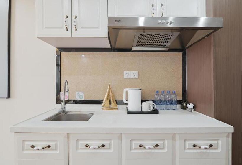 Apartamento 2 Dormitórios, East Maple International Apartment   Guangzhou Luogang Wanda Plaza Suyuan Metro Station