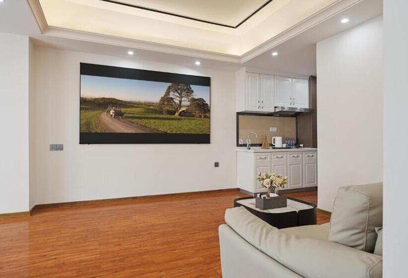 Apartamento 2 Dormitórios, East Maple International Apartment   Guangzhou Luogang Wanda Plaza Suyuan Metro Station