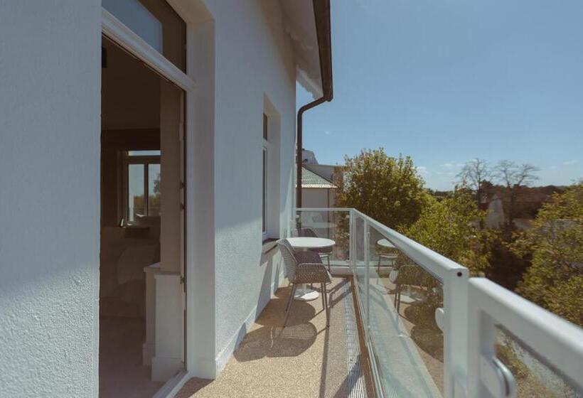 اتاق استاندارد با بالکن, Strandhotel Ostende