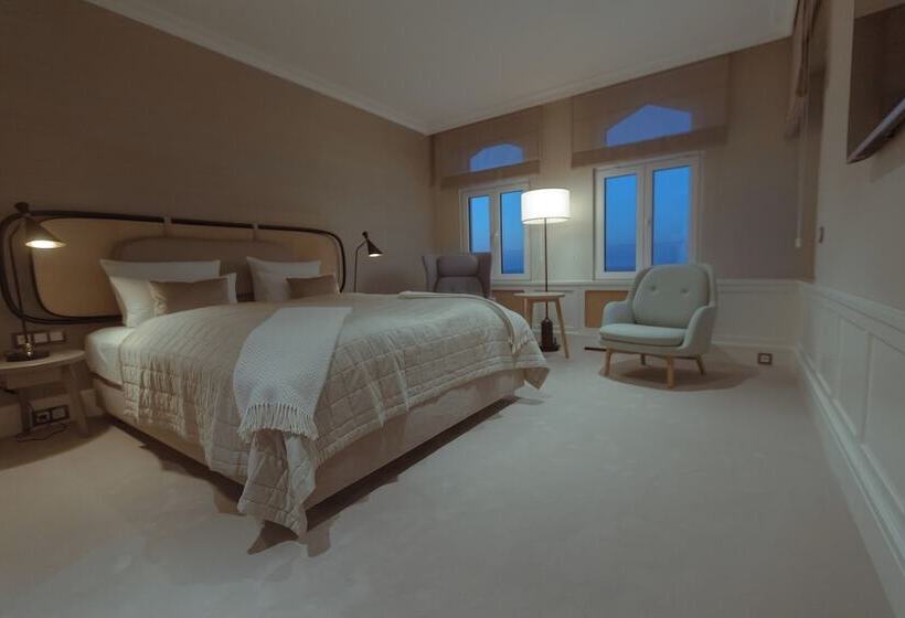 اتاق استاندارد با چشم‌انداز دریا, Strandhotel Ostende