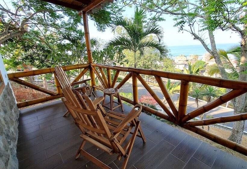 オーシャンビューのスタンダードバンガロー, Nativa Bambu Ecolodge