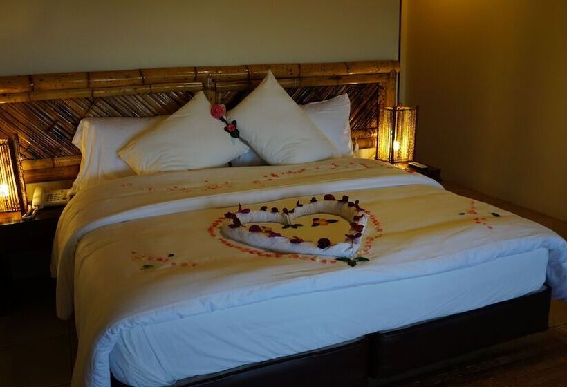 オーシャンビューデラックスルームバルコニー付き, Nativa Bambu Ecolodge