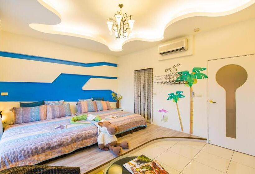 اتاق خانوادگی, 巴黎villa B館6 12人包棟k歌bbq寵物友善