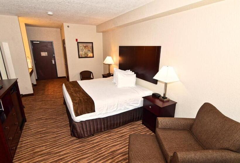 장애인을 위한 킹사이즈 침대 스탠다드 룸, Cobblestone Inn & Suites   Clarion