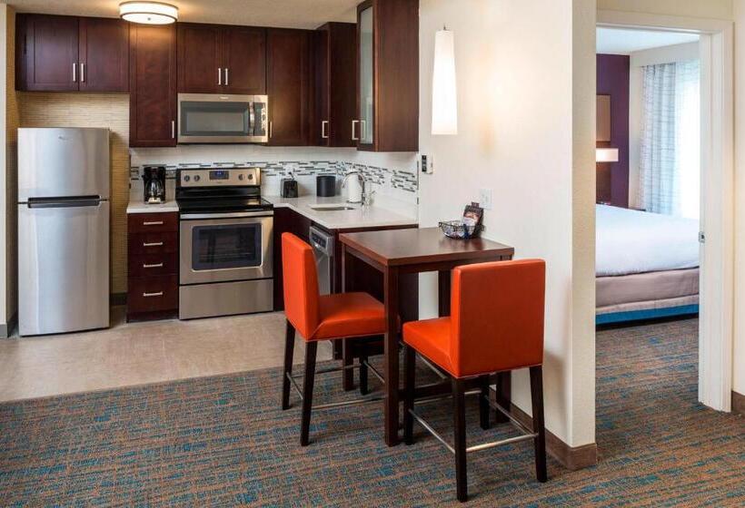 带大床的套房, Residence Inn By Marriott Jacksonville South Bartram Park