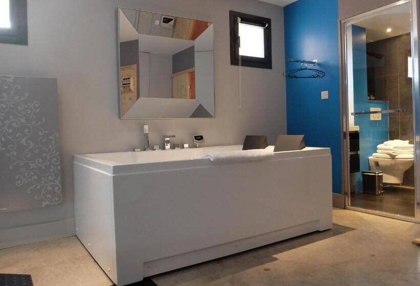 标准间带漩涡浴缸, Be Loft B&b Pool & Spa
