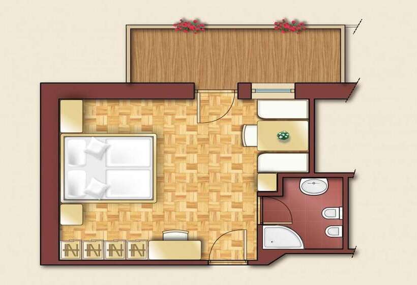 غرفة كومفورت, Alpin Stile