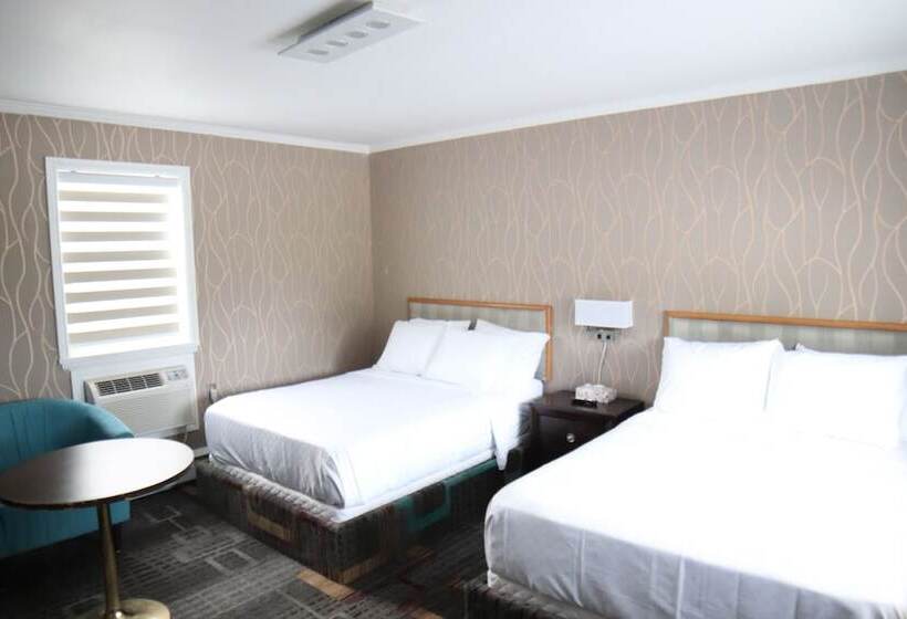 带2个双人床的标准工作室, Walkerton Inn Motel