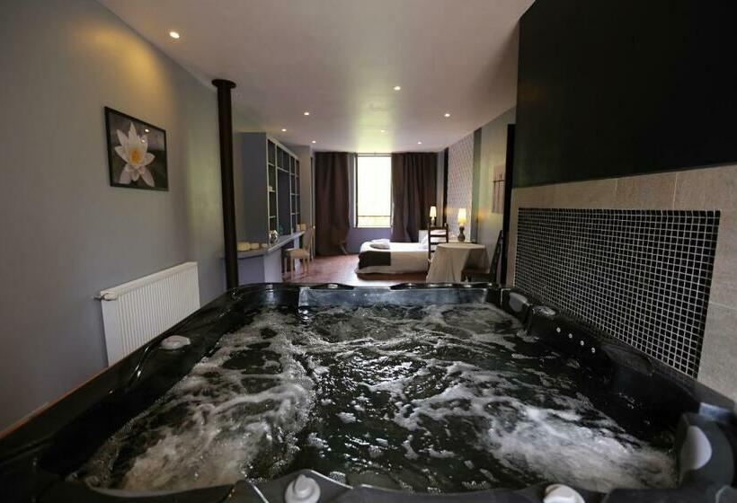 غرفة قياسية مزوَّدة بتراس, La Font Vineuse & Spa