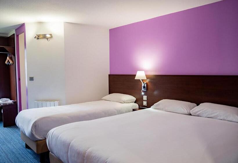 Номер Стандарт Трехместный, Contact Hotel Restaurant La Chaumière Les Mureaux Flins