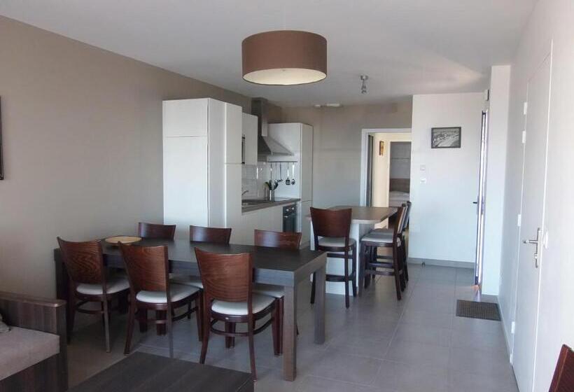 Апартаменты 1 Спальня с Балконом, Résidence Belle Plage