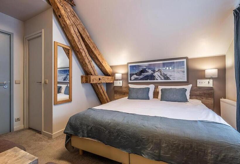اتاق استاندارد با چشم‌انداز کوهستان, Eden Hotel, Apartments And Chalet Chamonix Les Praz