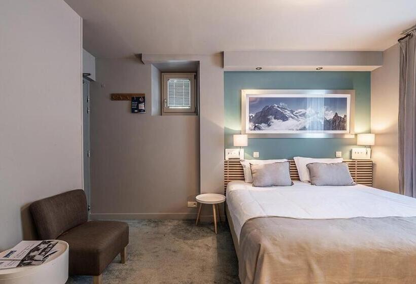 اتاق استاندارد با چشم‌انداز کوهستان, Eden Hotel, Apartments And Chalet Chamonix Les Praz