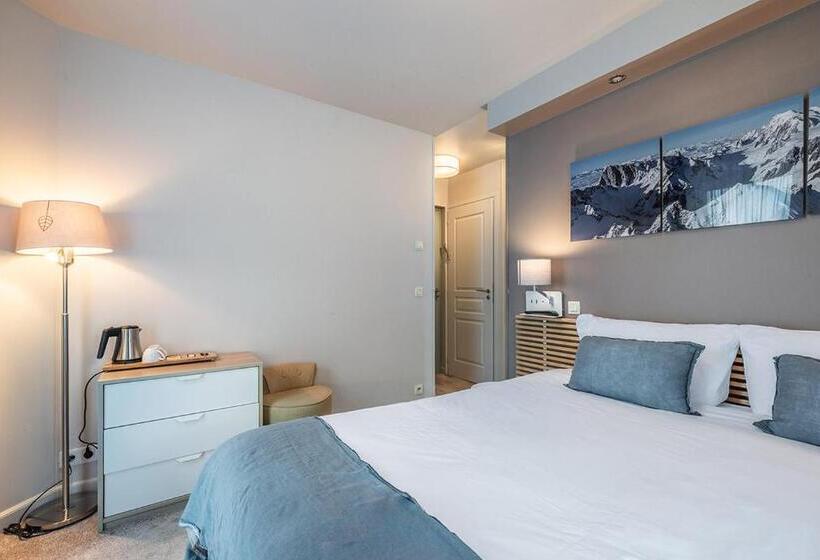 اتاق استاندارد با چشم‌انداز, Eden Hotel, Apartments And Chalet Chamonix Les Praz