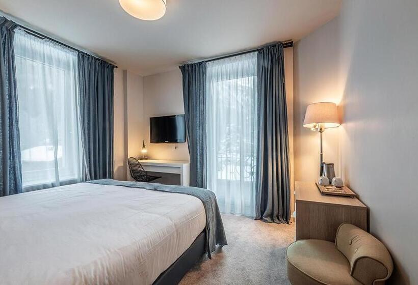 带观景的标准间, Eden Hotel, Apartments And Chalet Chamonix Les Praz