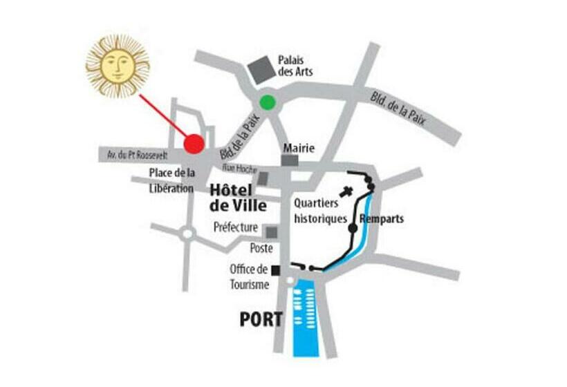 آپارتمان 3 خوابه, Appart Hôtel Le Liberté Vannes Centre Ville
