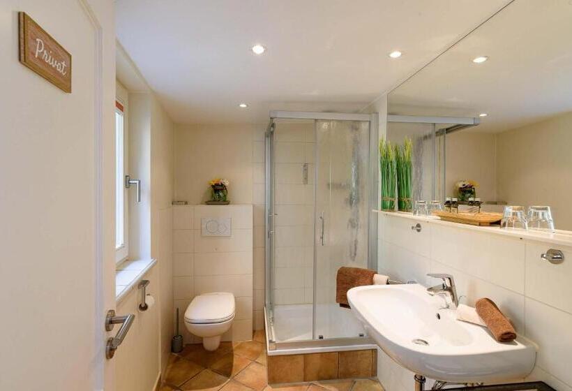 带1个卧室带花园景观的公寓, Apartment Hotel Schreier