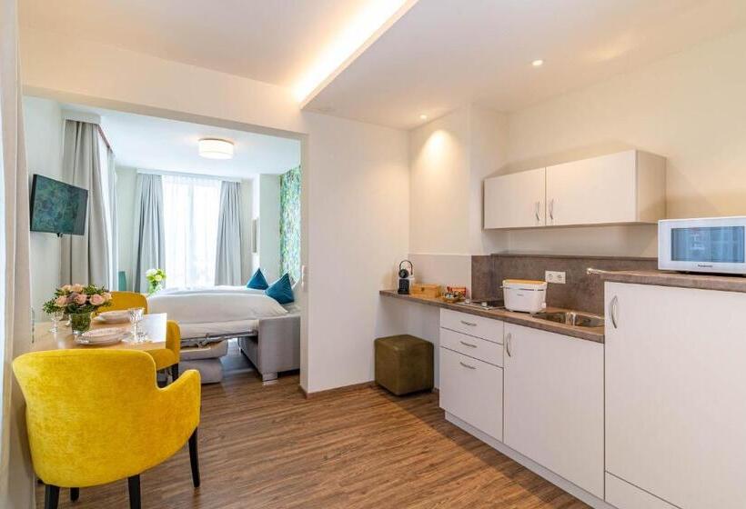 Апартаменты 1 Спальня с Террасой, Apartment Hotel Schreier