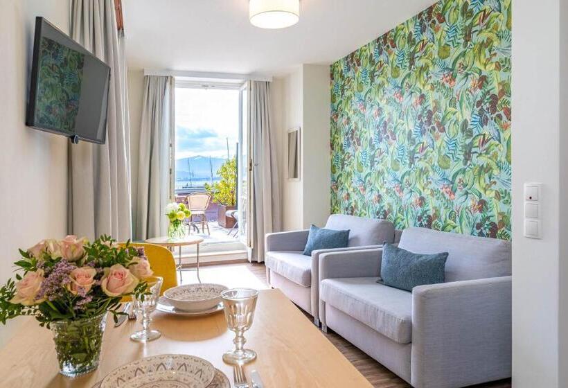 Апартаменты 1 Спальня с Террасой, Apartment Hotel Schreier