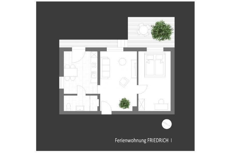 Apartamento 1 Dormitório com Terraço, F Ritz