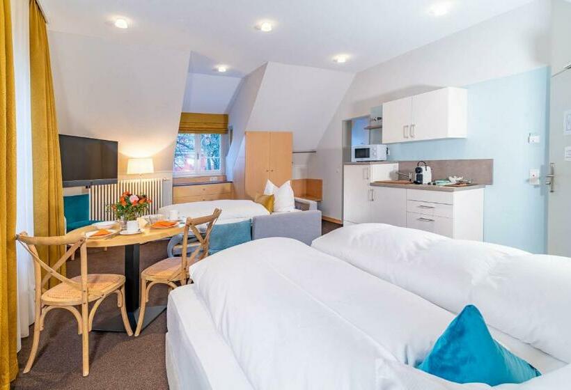 带1个卧室带花园景观的公寓, Apartment Hotel Schreier
