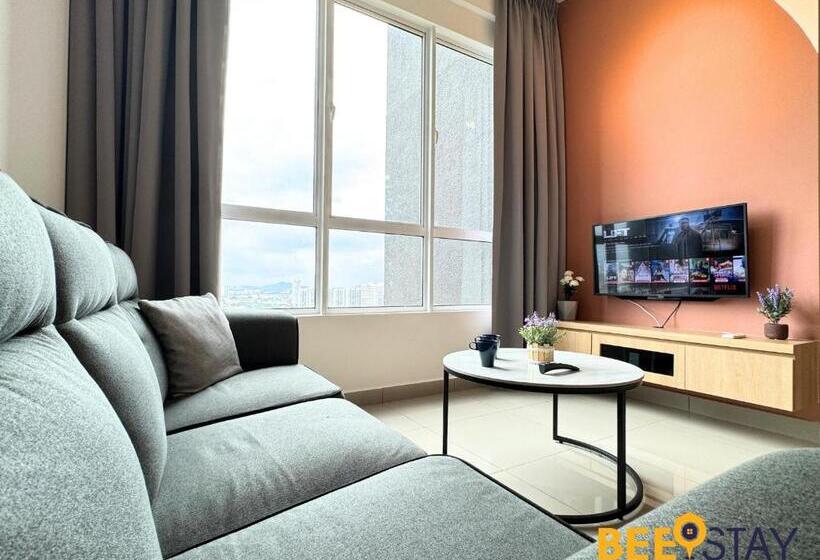 آپارتمان لوکس 1 خوابه, Amber Cove Impression City Melaka City Center 8 Min To Jonker Street