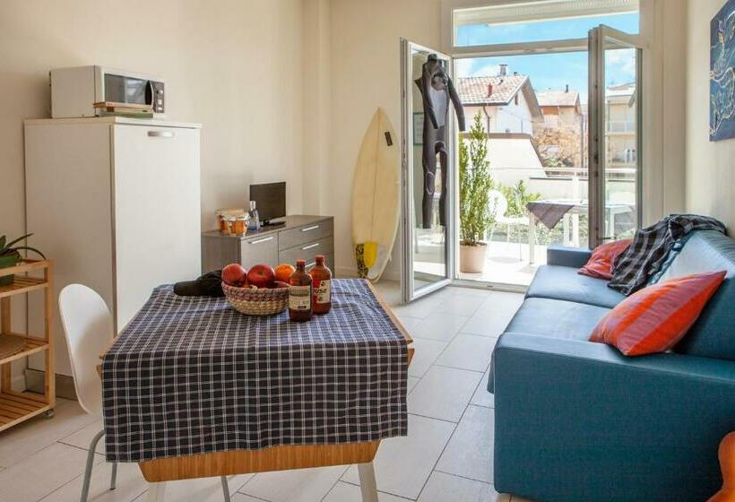 １ベッドルームのデラックスアパートメント, Residence Sunrise Cesenatico