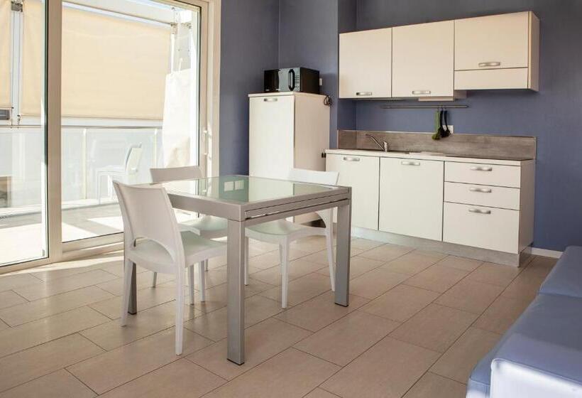 １ベッドルームペントハウスアパート, Residence Sunrise Cesenatico