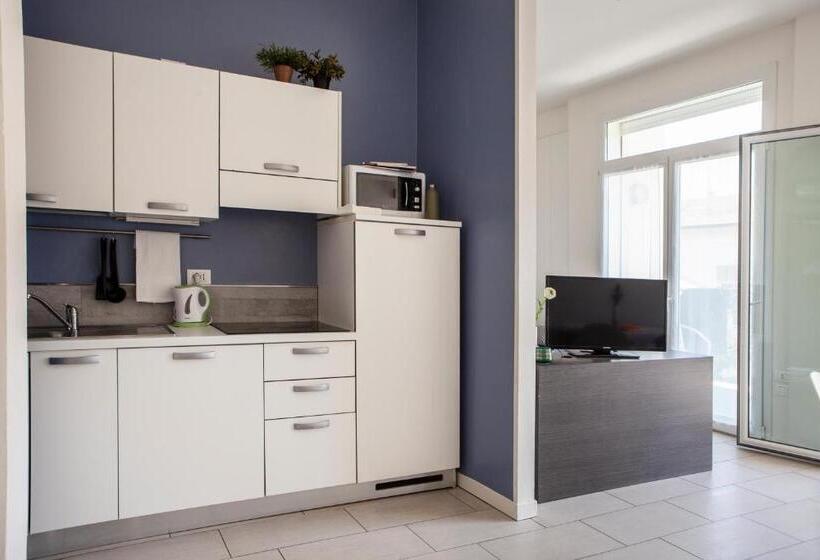 バルコニー付き１ベッドルームアパートメント, Residence Sunrise Cesenatico