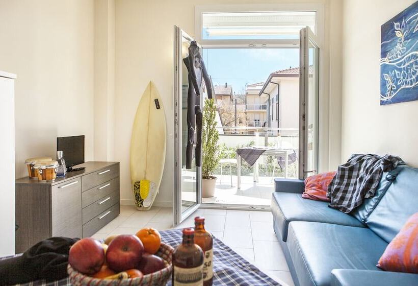１ベッドルームのデラックスアパートメント, Residence Sunrise Cesenatico