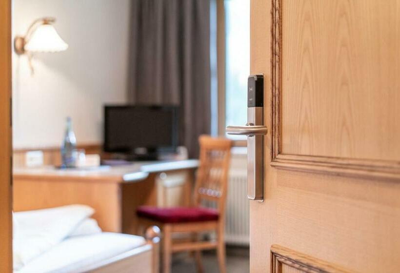 اتاق استاندارد یک نفره, Burghotel Alpenglühn