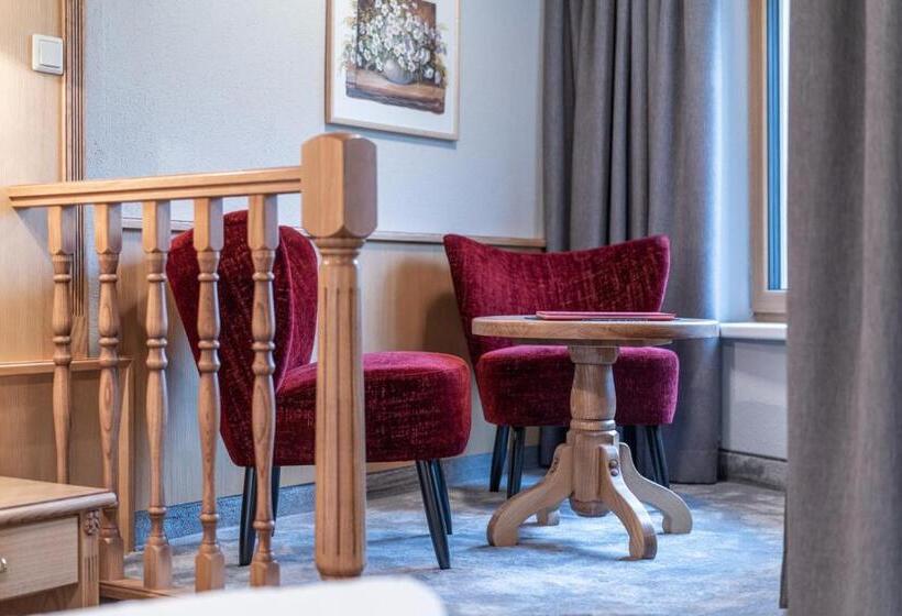اتاق استاندارد با بالکن, Burghotel Alpenglühn