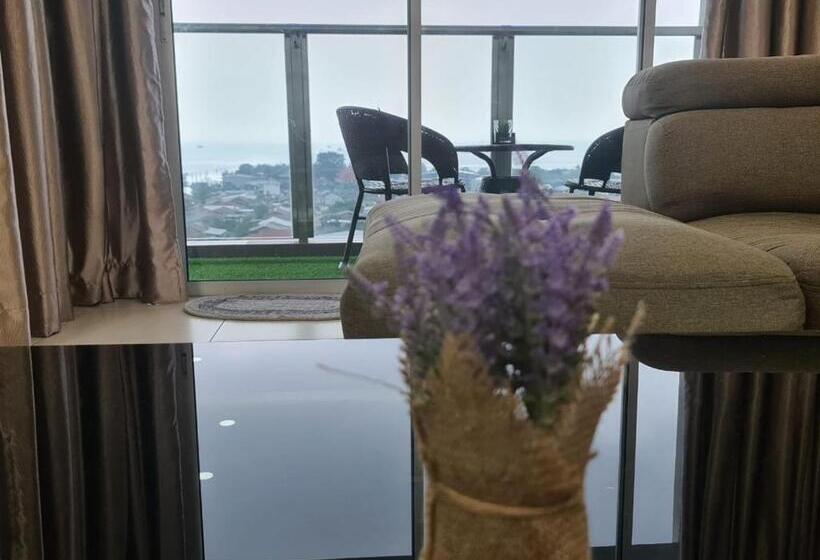 Апартаменты 1 Спальня Вид на Море, Sekinchan Seaview Homestay 7 High View
