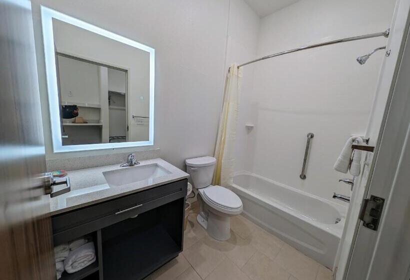 디럭스 스튜디오, Texas Bungalows Hotel And Hotel Que At I35 Austin Pflugerville