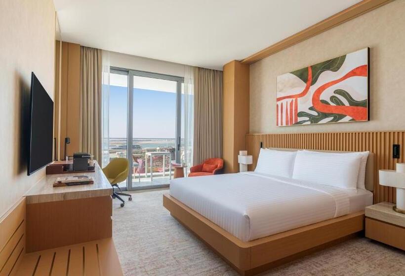 اتاق دلوکس با تخت کینگ و چشم‌انداز, Rixos Premium Qetaifan Island North