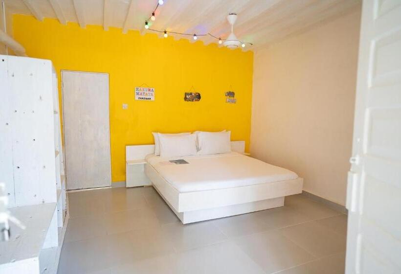 اتاق استاندارد سه تخته با چشم‌انداز باغ, Pili Pili Beach Bungalows