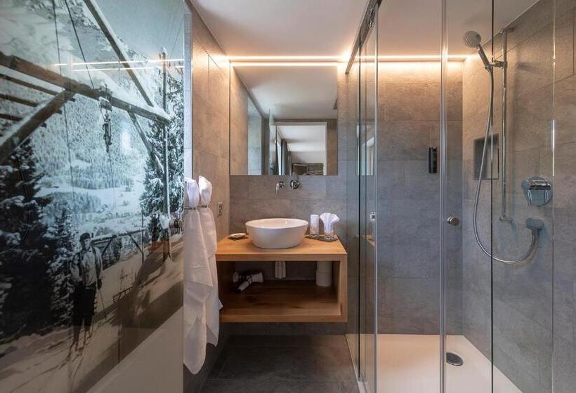 חדר סטנדרט יחיד, Berghotel Tgantieni