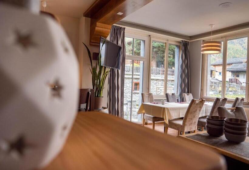 テラス付きスタンダードルーム, Hôtel Le Besso   Swiss Romantic Lodge Zinal