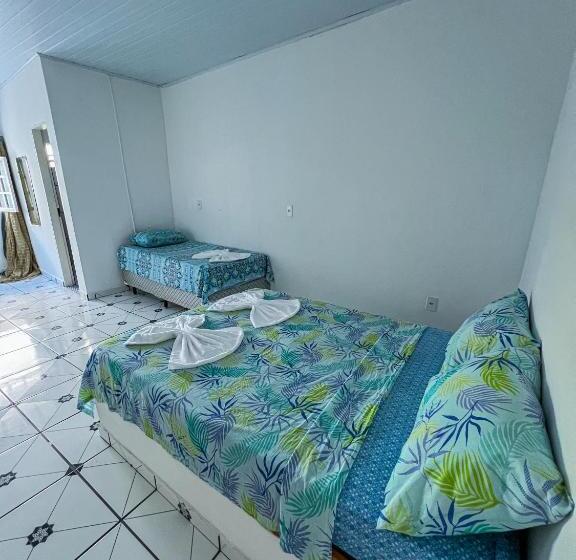 Quarto Quadruple Standart com Varanda, Pousada Sempre Viva Lençóis