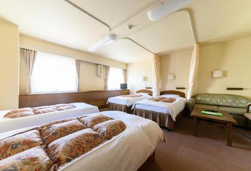 غرفة رباعية اقتصادية مع حمام مشترك, Sapporo International Youth Hostel